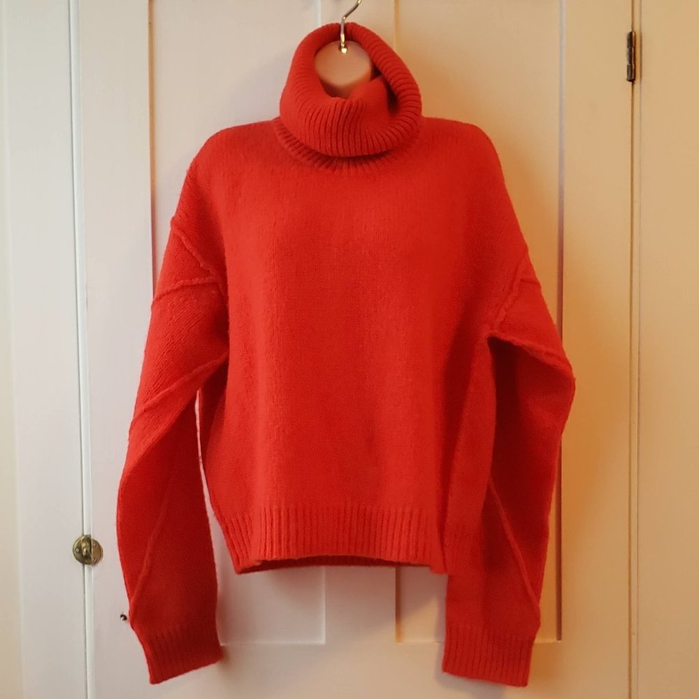 Tory Burch Eva Sweater w/removeable Turtleneck